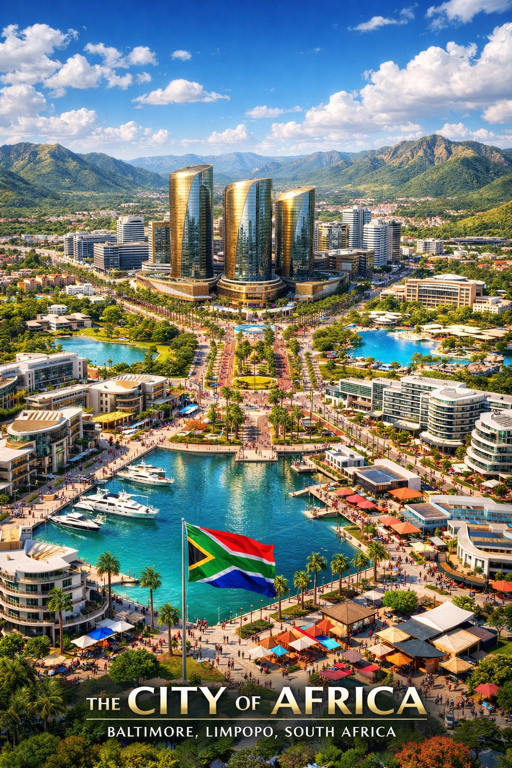 City of Africa aerial